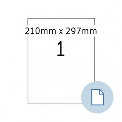 Etiket HERMA 8422 A4 EXPR 500 210x297mm wit 500 stuks