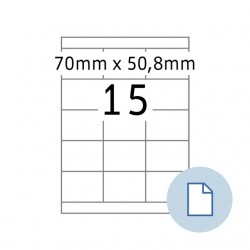 Etiket HERMA 8415 A4 EXPR 500 70x50.8mm wit 7500 stuks