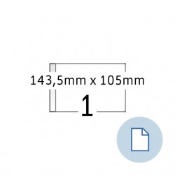 Etiket HERMA 8492 A6 EXPR 2.000 143.5x105mm wit 2000 stuks