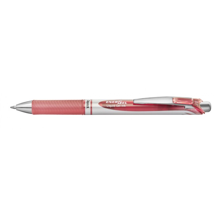 Gelschrijver Pentel BL77 Energel medium koraalroze