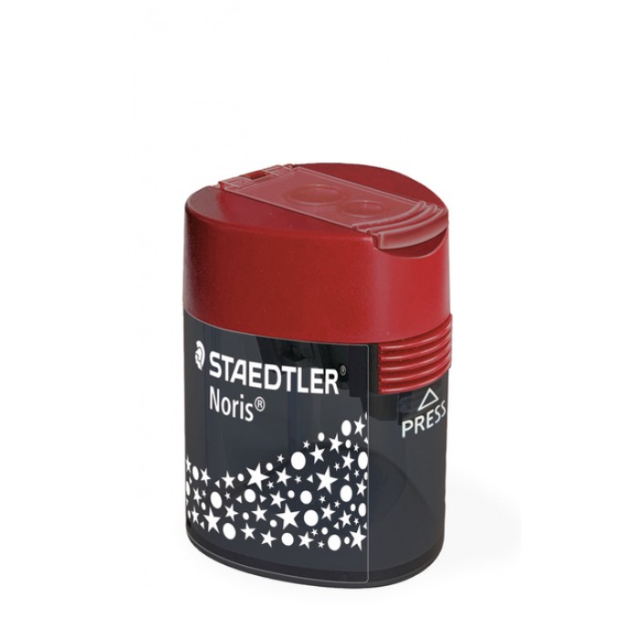 Puntenslijper Staedtler Noris 2gaats grijs/rood