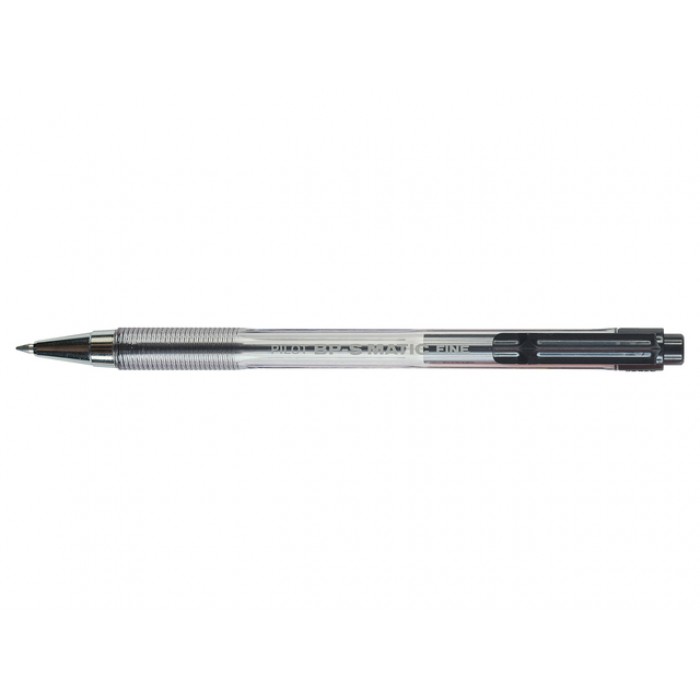 Balpen PILOT BP-S Matic fijn zwart