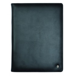 Schrijfmap DESQ A4 leder zwart