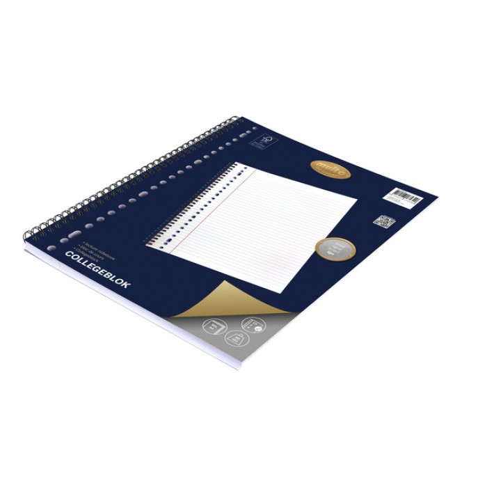 Collegeblok Multo A4 lijn 23 gaats 160 pagina's 90 gram