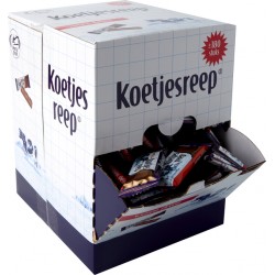 Chocolade Koetjesreep mini circa 180 stuks