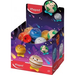 Puntenslijper Maped Planet display &agrave; 24 stuks assorti