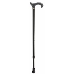 Wandelstok Able2 soft derby handvat zwart