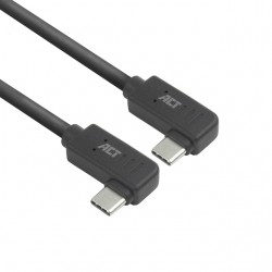 Kabel ACT USB-C hoek links/rechts 10Gbps 1m