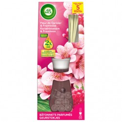 Geurstokjes AirWick Essential Oil Kersenbloesem & Frambozen 25ml