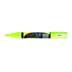 Krijtstift Uni-ball chalk rond 0.9-1.3mm  fluor geel