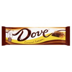 Chocolade Dove liaison caramel reep 50gr