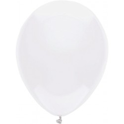Ballonnen uni wit &Oslash;30cm