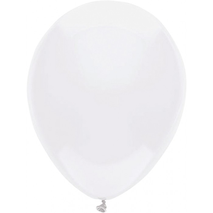 Ballonnen uni wit &Oslash;30cm