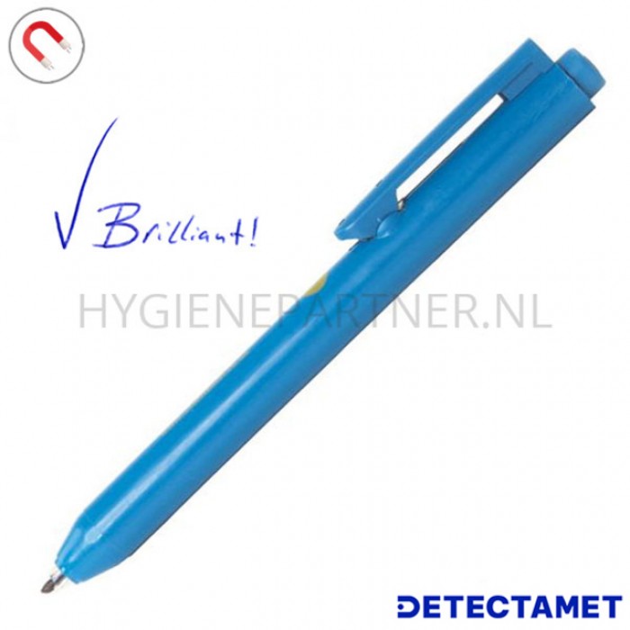Permanent marker detectie Detectamet rond fijn zwart