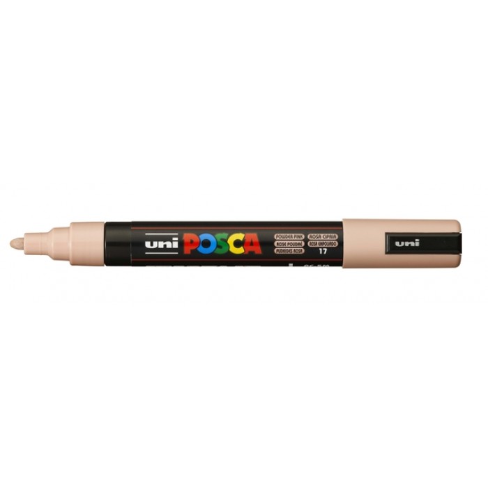 Paintmarker Uni POSCA PC5M medium poederig roze