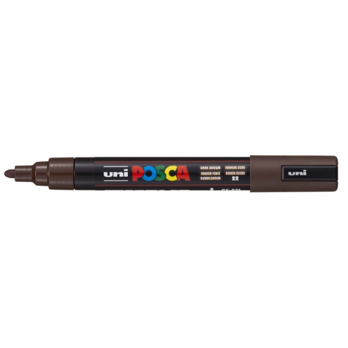 Paintmarker Uni POSCA PC5M medium donkerbruin