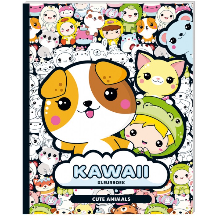 Kleurboek Kawaii Cute Animals