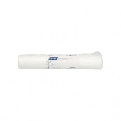 Afvalzak Hynex 50x55cm HDPE recycled T15 25L transparant rol &agrave; 50 stuks