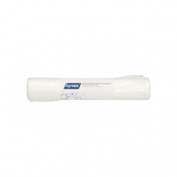 Afvalzak Hynex 45x50cm HDPE recycled T15 20L transparant rol &agrave; 50 stuks