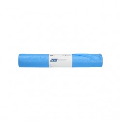 Afvalzak Hynex 70x110cm HDPE recycled T25 120L blauw rol &agrave; 25 stuks