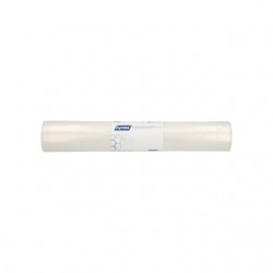 Afvalzak Hynex 70/15x200cm LDPE recycled T80 400L transparant ponsgaten rol &agrave; 5 stuks