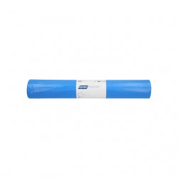 Afvalzak Hynex 80x110cm LDPE recycled T60 130L blauw rol &agrave; 20 stuks