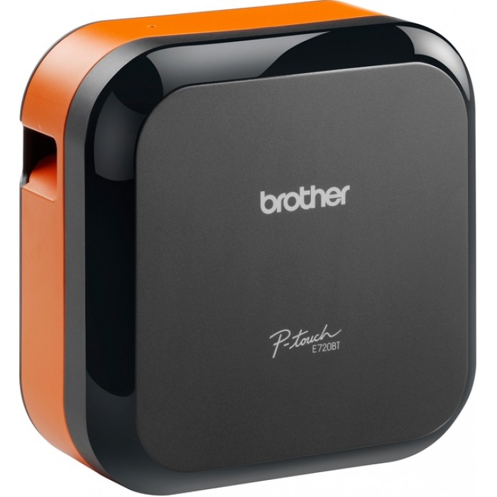 Labelprinter Brother P-touch Cube Plus TZe PT-E720BT desktop 24mm oranje