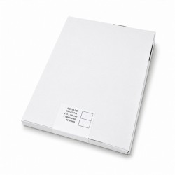 Etiket Rillprint 210x148mm recycled wit 100 stuks