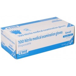 Handschoen CMT S soft nitril blauw 100 stuks