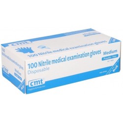 Handschoen CMT M soft nitril blauw 100 stuks