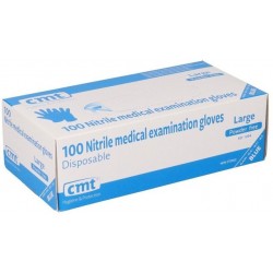 Handschoen CMT L soft nitril blauw 100 stuks