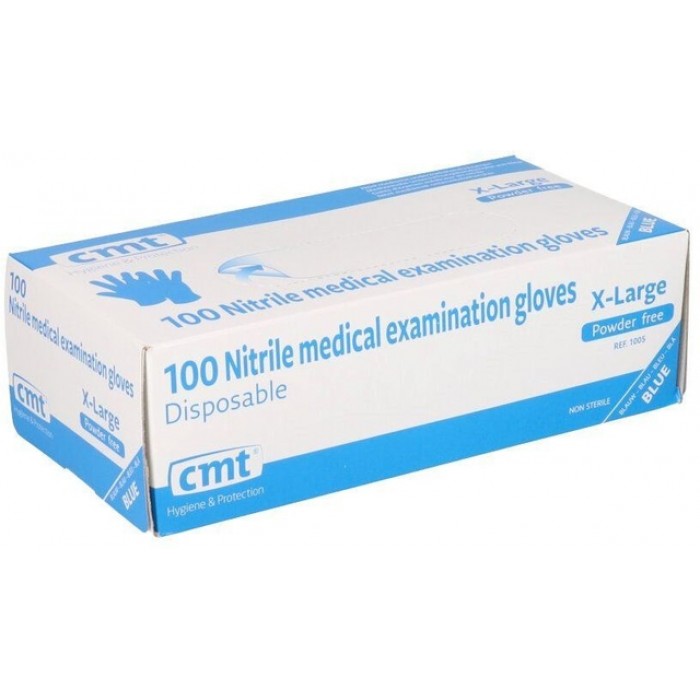 Handschoen CMT XL soft nitril blauw 100 stuks