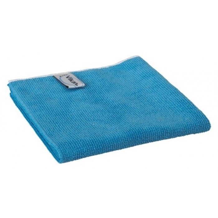 Microvezeldoek Vikan 40x40cm basic blauw 5 stuks