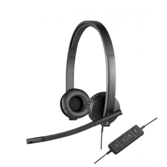 Headset Logitech H570E On-ear zwart