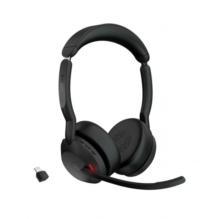 Headset Jabra Evolve2 55 Link 380/390c MS Stereo draadloos