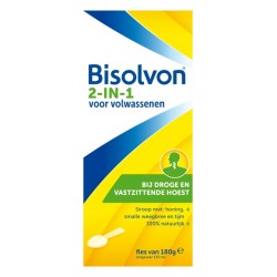 Hoestdrank Bisolvon 2-in-1 volwassenen 133ml