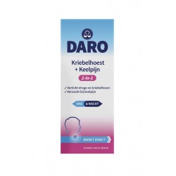 Hoestdrank Daro 2-in-1 kriebelhoest+keelpijn 150ml