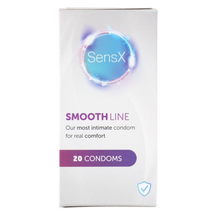 Condoom SensX Smooth Line 20 stuks