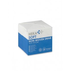 Non-woven kompres Hekasoft 10x10cm niet steriel
