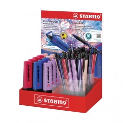 Markeerstift STABILO Boss en Balpen STABILO Pointball Wildflower mix assorti