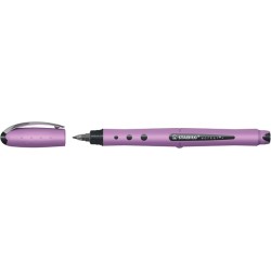 Rollerpen STABILO Worker+ Wildflower medium grijsviolet