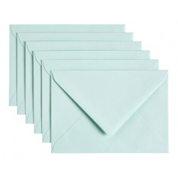 Envelop Papicolor C6 114x162mm zeegroen