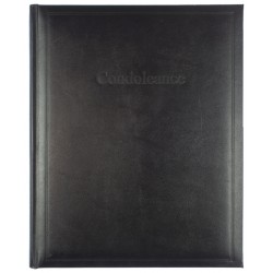 Condoleancealbum Kangaro 260x210mm zwart