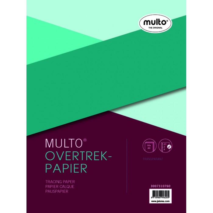 Interieur Multo overtrekpapier A4 23-gaats 50vel