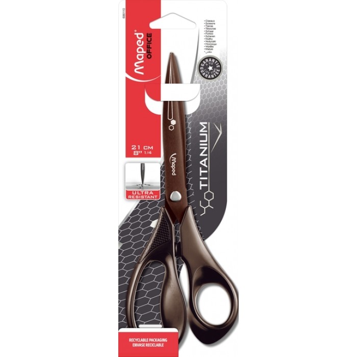 Schaar Maped Titanium 21cm zwart