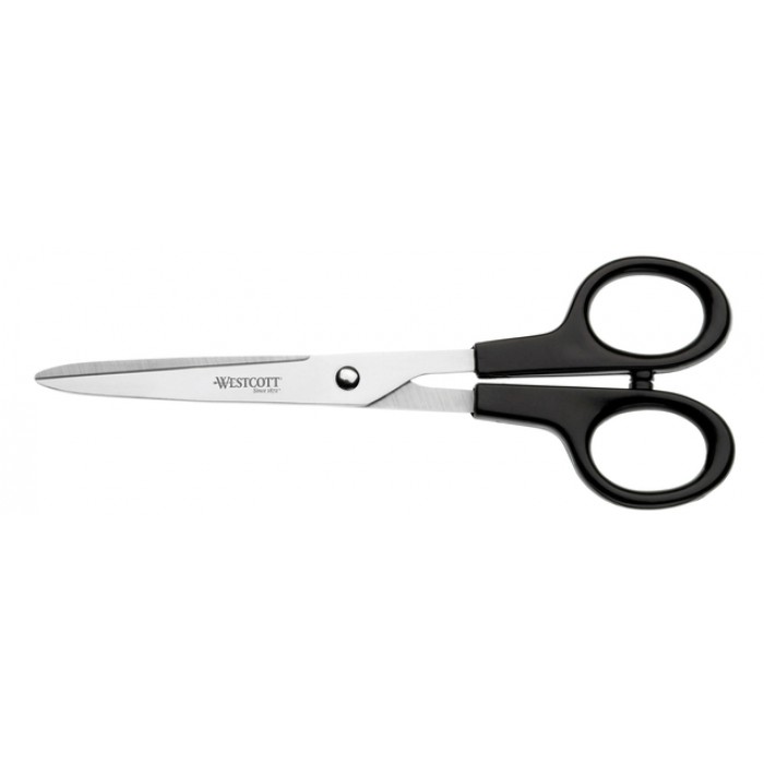 Kantoorschaar Westcott 171mm met kunststof grip rvs
