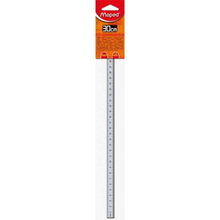Liniaal Maped metaal 30cm