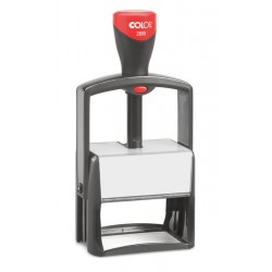 Tekststempel Colop Heavy Duty 2800 Classic Line personaliseerbaar rood