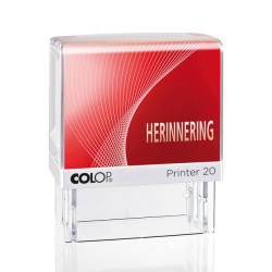 Tekststempel Colop Printer 20/L herinnering rood