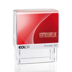 Tekststempel Colop Printer 20/L vertrouwelijk rood